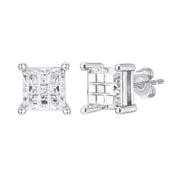 Men’s Luxury CZ Stone Stud Earrings – Gold Color, Perfect Gift - Gemora