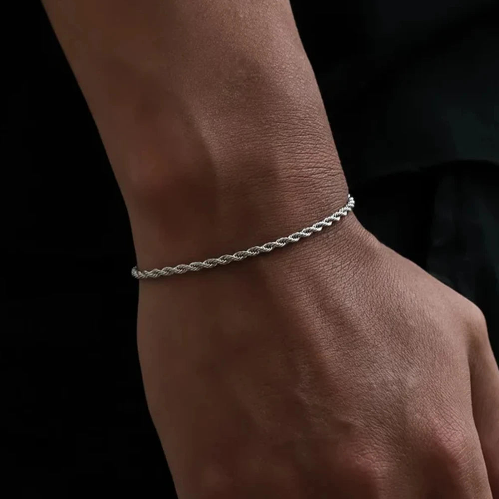14MM Iced Prong Link Cuban Chain Bracelet – Unisex Hip-Hop Jewelry
