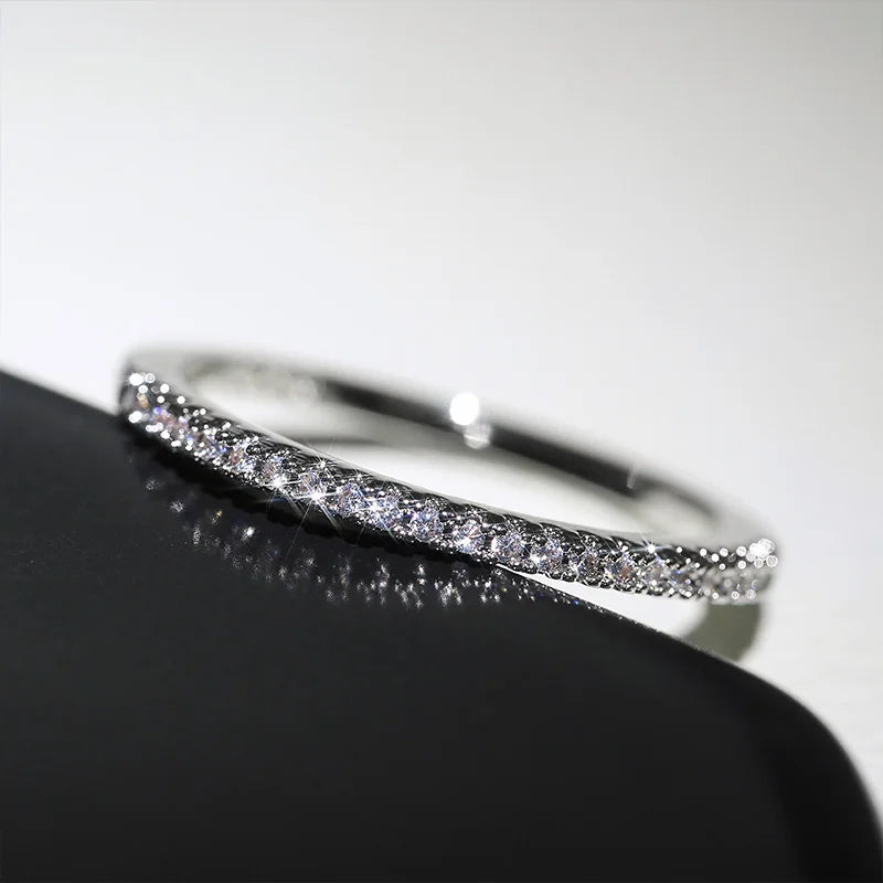 Minimalist Thin Ring – Huitan Cubic Zircon Jewelry for Women