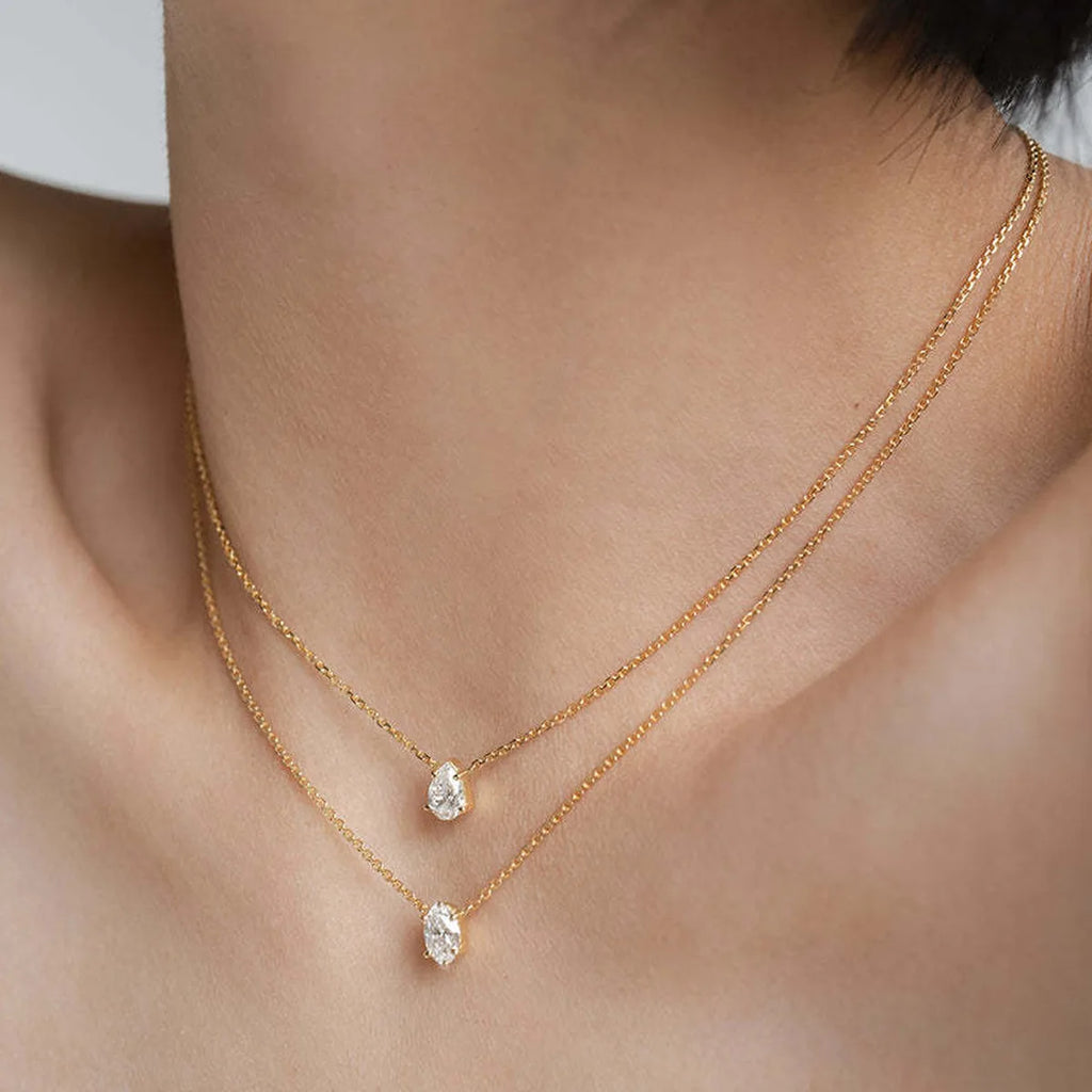 Trendy Zircon Pendant Necklace – Multilayer Choker Jewelry for Women